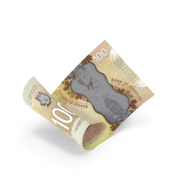 One: 100 Canadian Dollar Banknote Bill PNG & PSD Images One: 100 Canadian Dollar Banknote Bill PNG & PSD Images