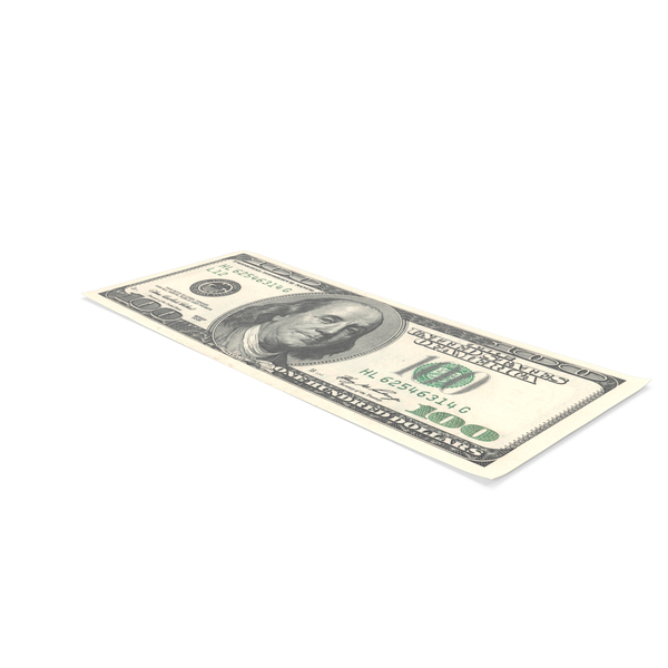 One Hundred: 100 Dollar Bill PNG & PSD Images