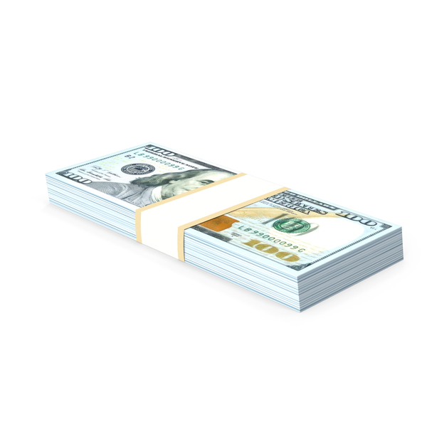 One Bill: 100 Dollar Bills Pack PNG & PSD Images