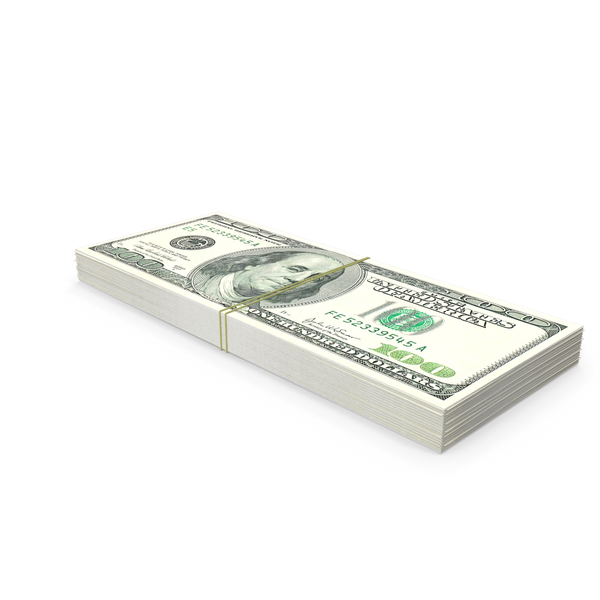 100 Dollar Bills Stack PNG Images & PSDs for Download | PixelSquid ...