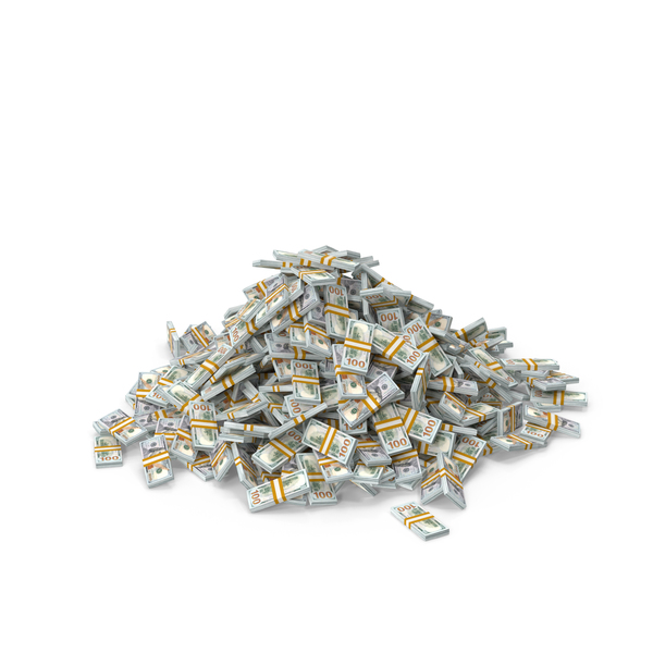 Banknote: 100 Dollar Medium Stack Pile PNG & PSD Images