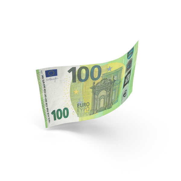 100 Euro Banknote Bill PNG & PSD Images