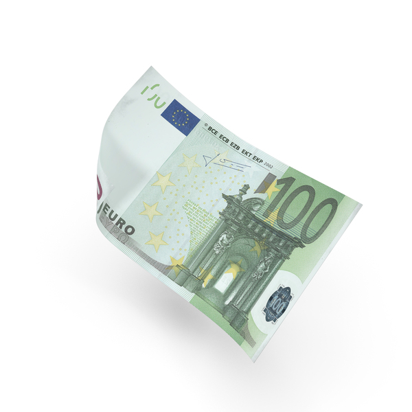 Banknote: 100 Euro Bill PNG & PSD Images