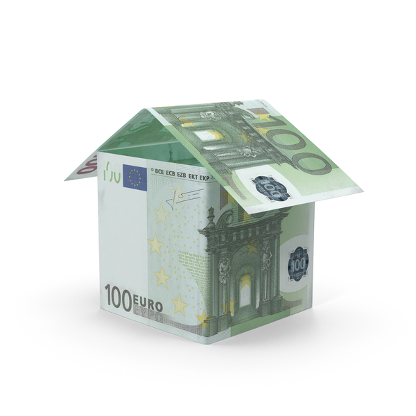 Banknote: 100 Euro Bill House PNG & PSD Images Banknote: 100 Euro Bill House PNG & PSD Images