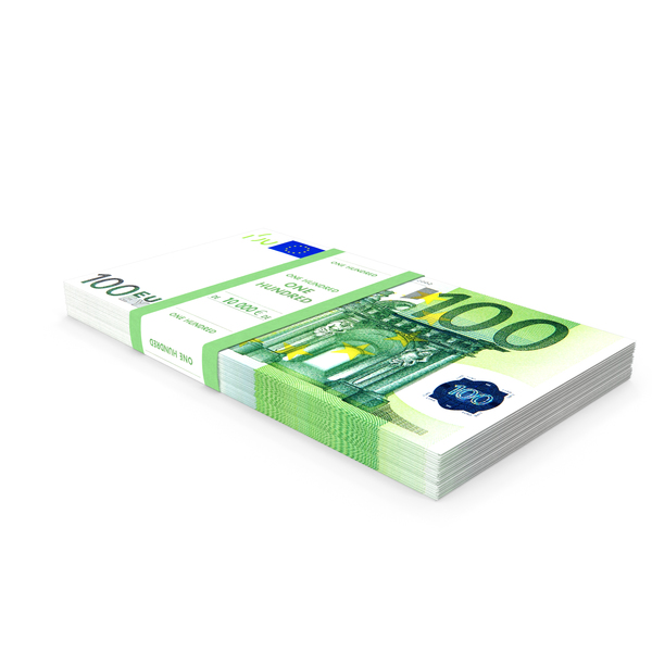 100 Euro Bundle Banknotes PNG & PSD Images 100 Euro Bundle Banknotes PNG & PSD Images