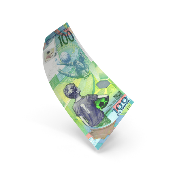 100 Russian Ruble FIFA Banknote Bill PNG & PSD Images 100 Russian Ruble FIFA Banknote Bill PNG & PSD Images