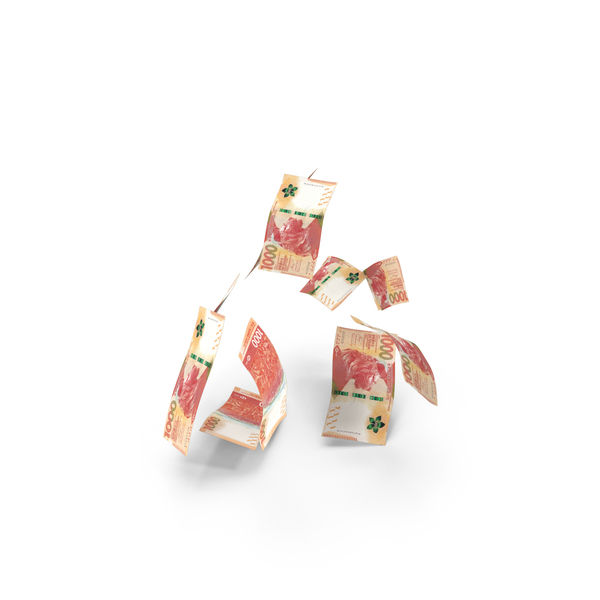 Currency: 1000 Hong Kong Dollars Money Notes Falling Bill PNG & PSD Images