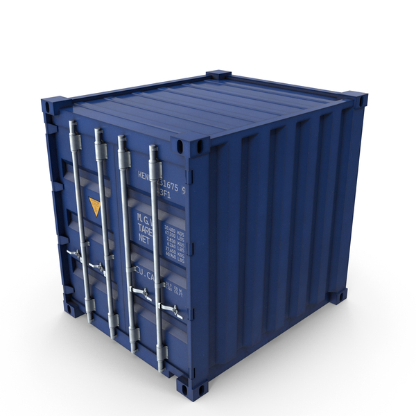 Cargo: 10ft Shipping Container Blue PNG & PSD Images Cargo: 10ft Shipping Container Blue PNG & PSD Images