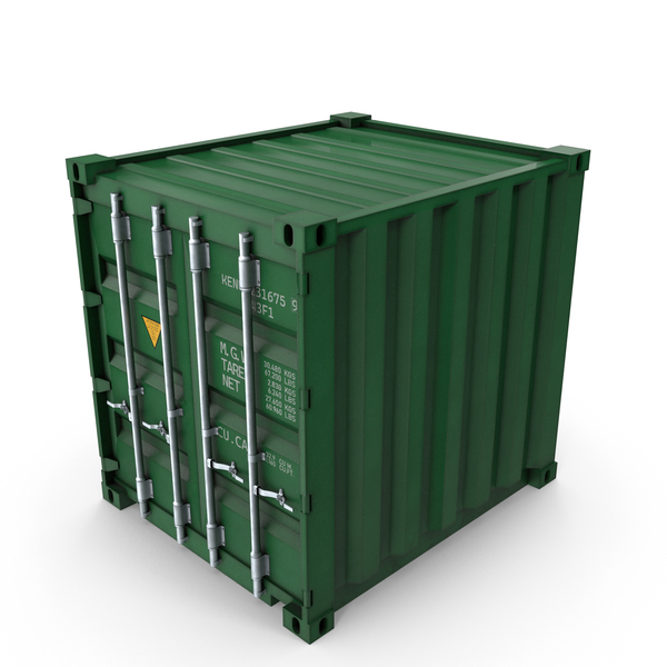 Cargo: 10ft Shipping Container - Green PNG & PSD Images Cargo: 10ft Shipping Container - Green PNG & PSD Images