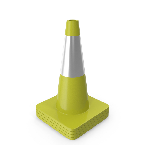 Cones: 18 Inch Traffic Cone With Reflector Yellow PNG & PSD Images Cones: 18 Inch Traffic Cone With Reflector Yellow PNG & PSD Images