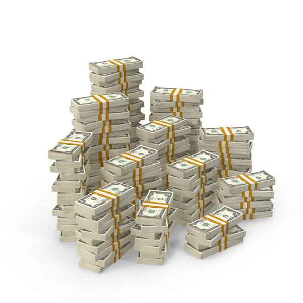 Two Dollar Bill: 2 Dollars Grouped Stacks PNG & PSD Images