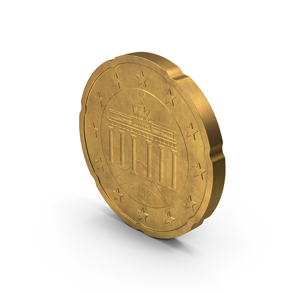 20 Cent Euro Coin German Aged PNG & PSD Images 20 Cent Euro Coin German Aged PNG & PSD Images