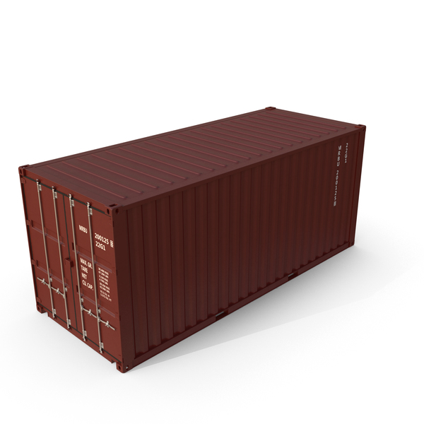 Cargo: 20 ft ISO Container Brown PNG & PSD Images Cargo: 20 ft ISO Container Brown PNG & PSD Images