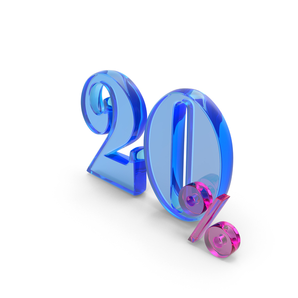 Symbols: 20 Percentage Symbol PNG & PSD Images