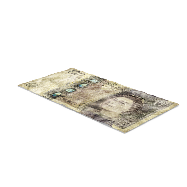 English Banknote: 20 Pound Note Distressed PNG & PSD Images English Banknote: 20 Pound Note Distressed PNG & PSD Images