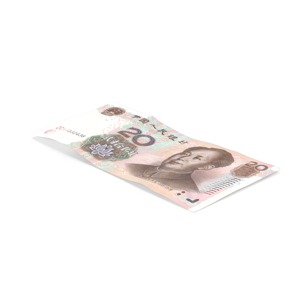Bill: 20 Yuan Note PNG & PSD Images