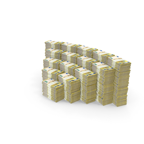 Banknote: 200 Euro Pack PNG & PSD Images Banknote: 200 Euro Pack PNG & PSD Images