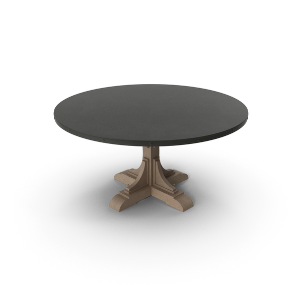 20Th C. Reclaimed Pine Zinc Trestle Round Dining Table PNG & PSD Images 20Th C. Reclaimed Pine Zinc Trestle Round Dining Table PNG & PSD Images