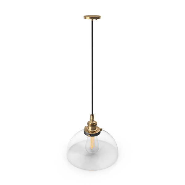 Chandelier: 20th Century Factory Filament Clear Glass Dome Pendant PNG & PSD Images Chandelier: 20th Century Factory Filament Clear Glass Dome Pendant PNG & PSD Images