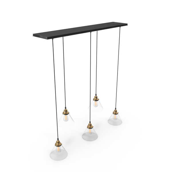 Chandelier: 20th Century Factory Filament Clear Glass Funnel Rectangular... PNG & PSD Images Chandelier: 20th Century Factory Filament Clear Glass Funnel Rectangular... PNG & PSD Images
