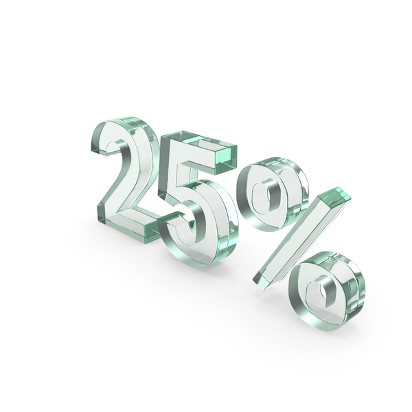 Number: 25% Glass Sign PNG & PSD Images Number: 25% Glass Sign PNG & PSD Images