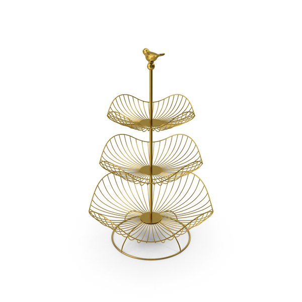 3 Tier Metal Fruit Basket PNG & PSD Images 3 Tier Metal Fruit Basket PNG & PSD Images