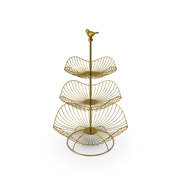 3 Tier Metal Fruit Basket PNG & PSD Images 3 Tier Metal Fruit Basket PNG & PSD Images