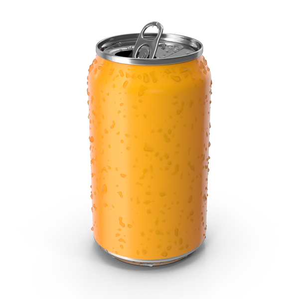 Droplet Soda: 330ml Open Orange Cola Can With Droplets PNG & PSD Images Droplet Soda: 330ml Open Orange Cola Can With Droplets PNG & PSD Images
