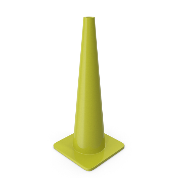 Cones: 36 Inch Traffic Cone Yellow PNG & PSD Images