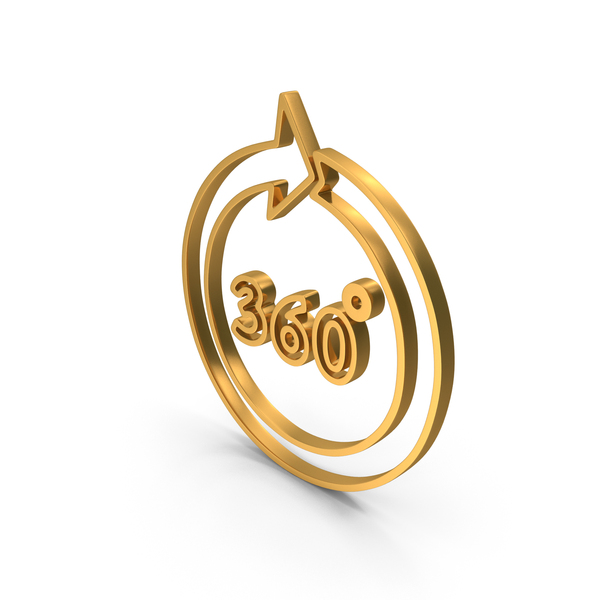 360 Degrees Icon Gold PNG Images & PSDs for Download | PixelSquid ...