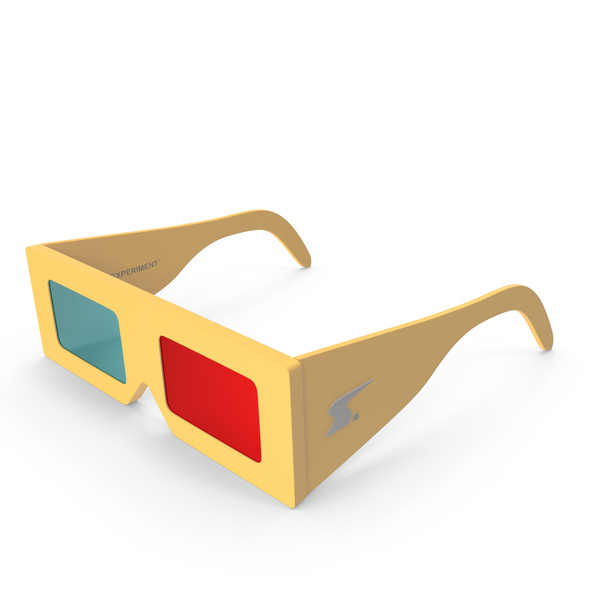 3D Glasses Orange PNG & PSD Images