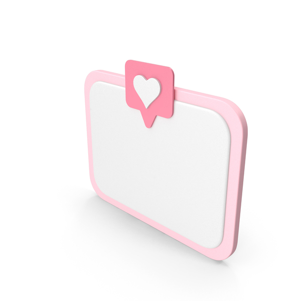 Symbols: 3D Notification Box Empty With Heart PNG & PSD Images Symbols: 3D Notification Box Empty With Heart PNG & PSD Images