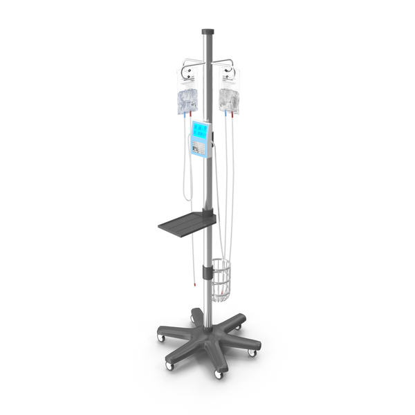 Iv Stand: 3D Serum Model PNG & PSD Images