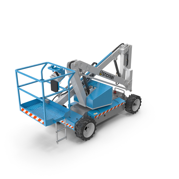 Cherry Picker: 3D Snorkel A38E Electric Boom Lift 06 PNG & PSD Images