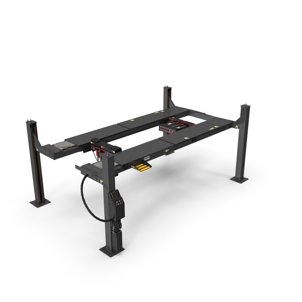 Two: 4 Post Car Lift Generic PNG & PSD Images Two: 4 Post Car Lift Generic PNG & PSD Images