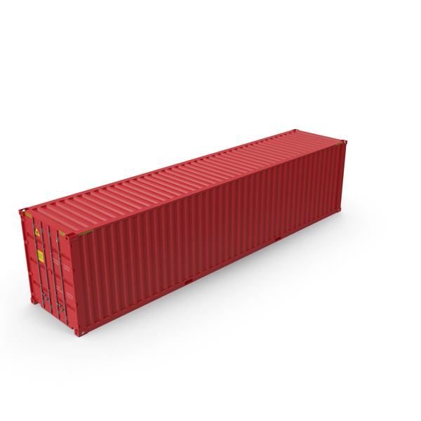 Cargo: 40 ft Long Shipping Container PNG & PSD Images