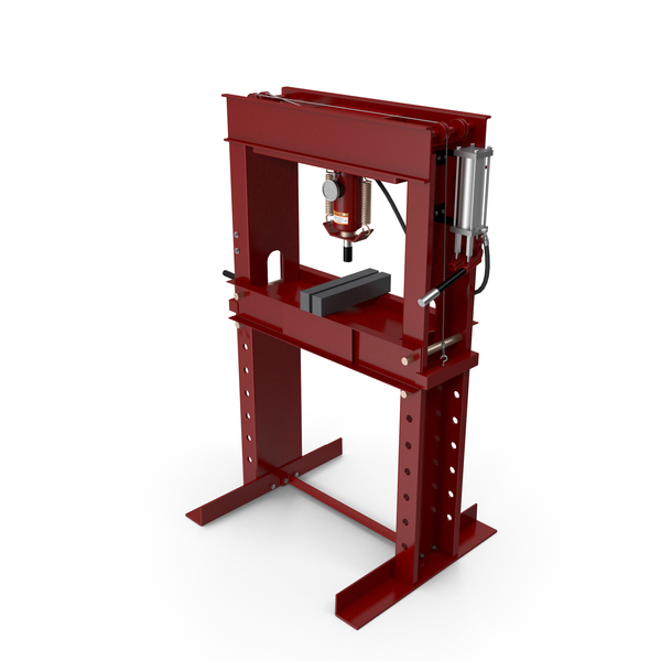 Drill: 40 ton Hydraulic Shop Press Manual Metal Garage Floor Machine PNG & PSD Images