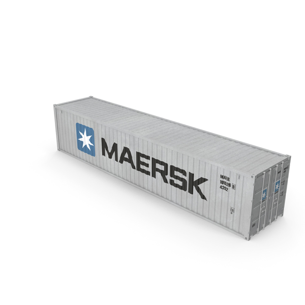 Cargo: 40ft Container Maersk PNG & PSD Images
