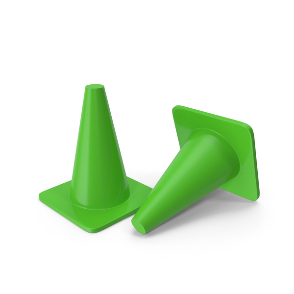 Cones: 5 Inch Traffic Cone Green PNG & PSD Images Cones: 5 Inch Traffic Cone Green PNG & PSD Images