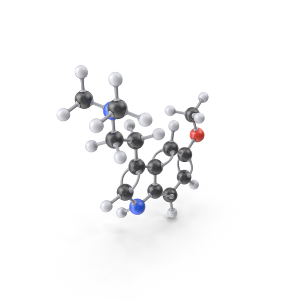 5-MeO-DMT Molecule PNG & PSD Images 5-MeO-DMT Molecule PNG & PSD Images