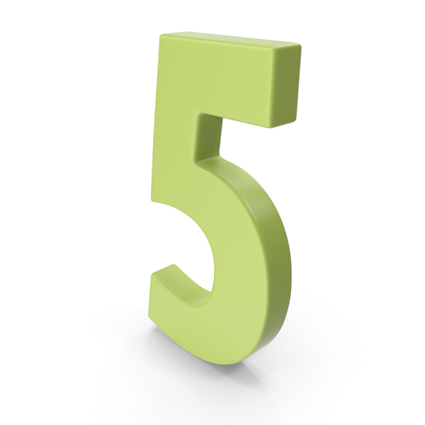 5 Number Light Green PNG & PSD Images 5 Number Light Green PNG & PSD Images