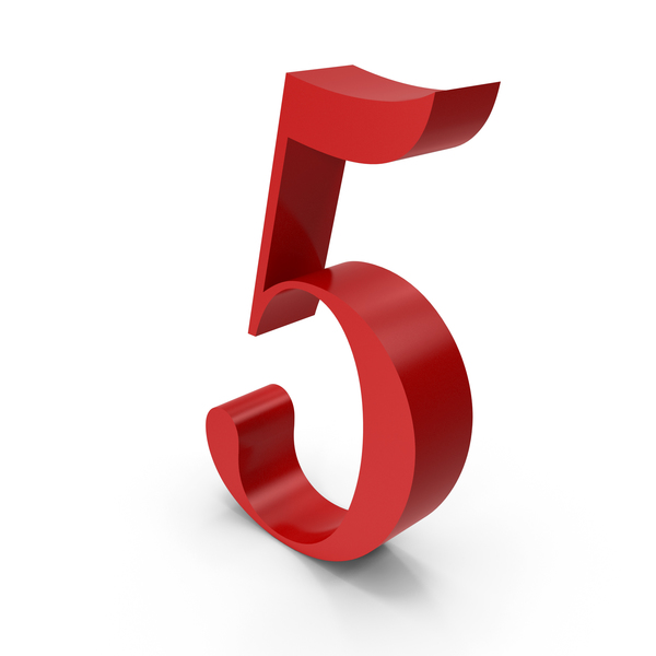 Number: 5 PNG & PSD Images