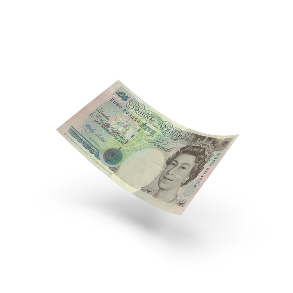 English Banknote: 5 Pound Note PNG & PSD Images