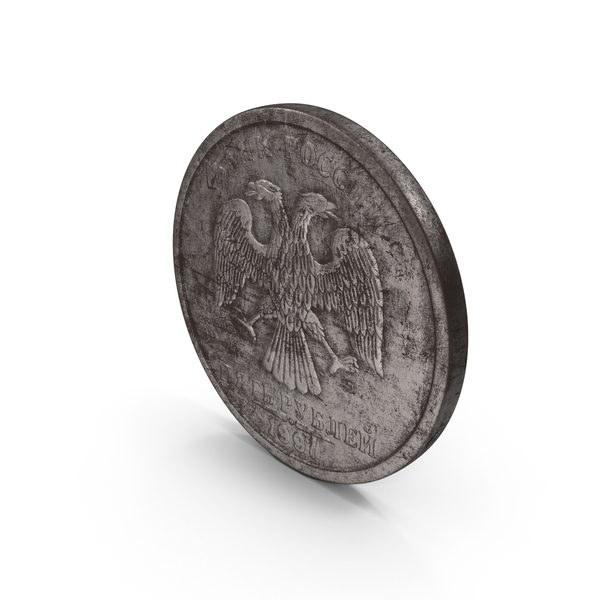 5 Ruble Coin Aged PNG & PSD Images