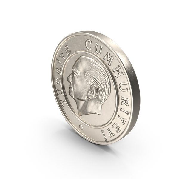 Turkish Lira: 5 Turkey Kurus Coin PNG & PSD Images