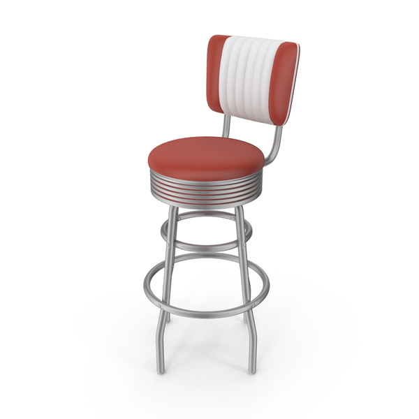 Stool: 50's Style Bar Chair PNG & PSD Images Stool: 50's Style Bar Chair PNG & PSD Images