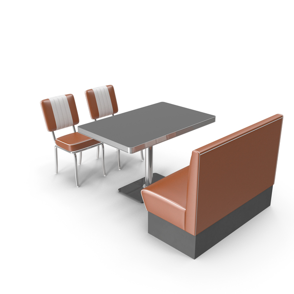 Banquette: 50's Style Diner Furniture PNG & PSD Images
