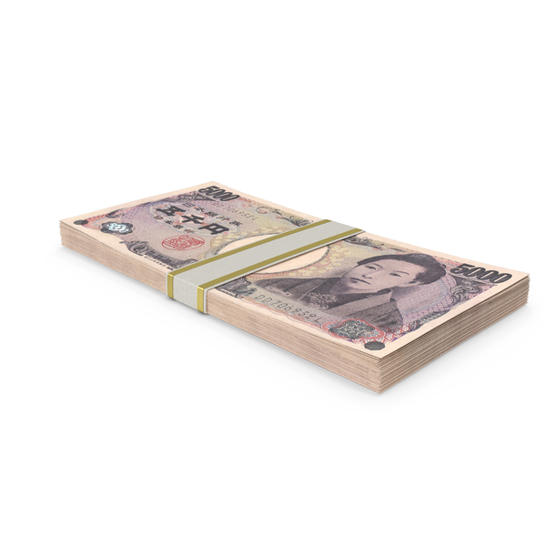 5000 Japanese Yen Banknote Stack PNG & PSD Images 5000 Japanese Yen Banknote Stack PNG & PSD Images