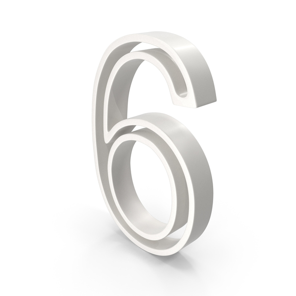 Number: 6 Porcelain PNG & PSD Images Number: 6 Porcelain PNG & PSD Images