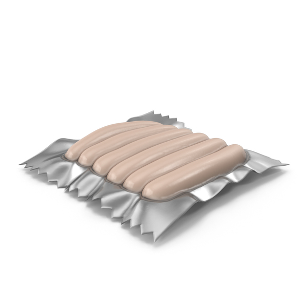 Sausage: 6 Sausages in Plastic Package PNG & PSD Images Sausage: 6 Sausages in Plastic Package PNG & PSD Images